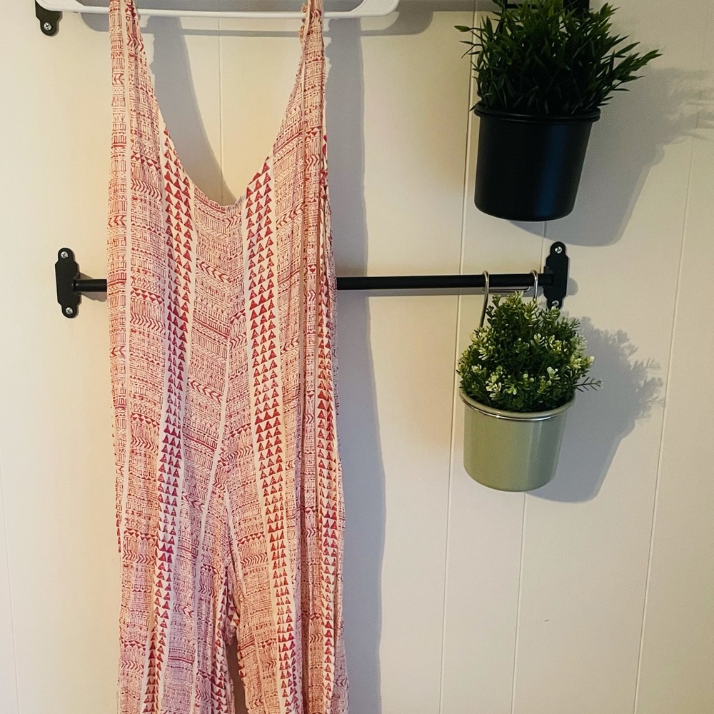 Red Aztec jumpsuit